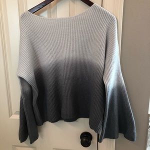 Grey ombre cropped sweater never worn